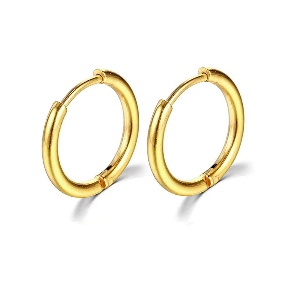 Stainless Steel Small Hoop Earrings